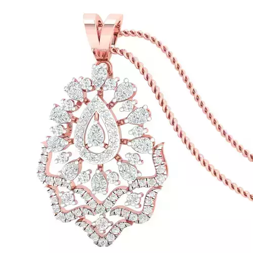 Women pendant earrings 3dm stl render detail 3D print model 3D print model
