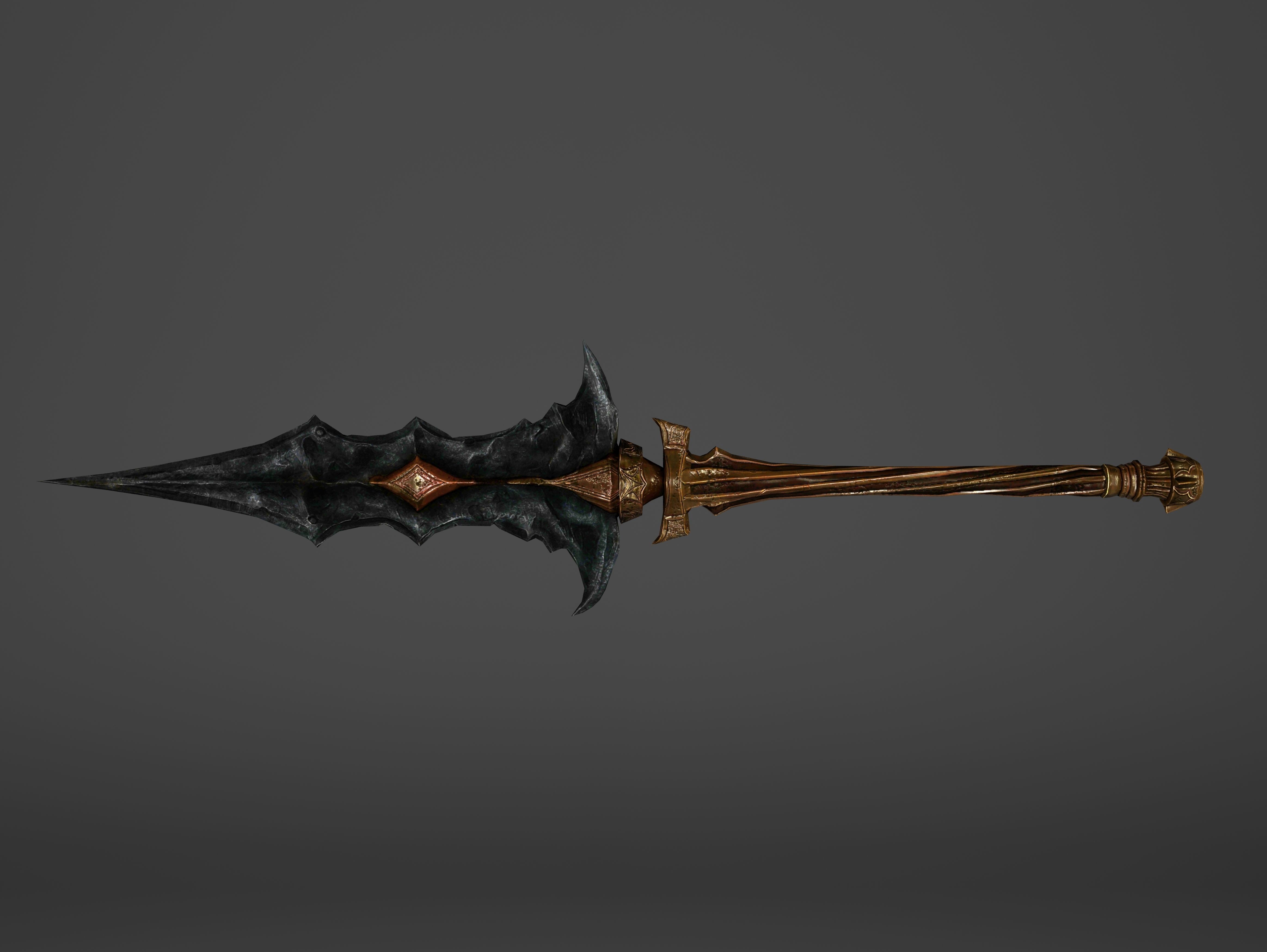 Spear - Line Breaker Low-poly 3D model_20