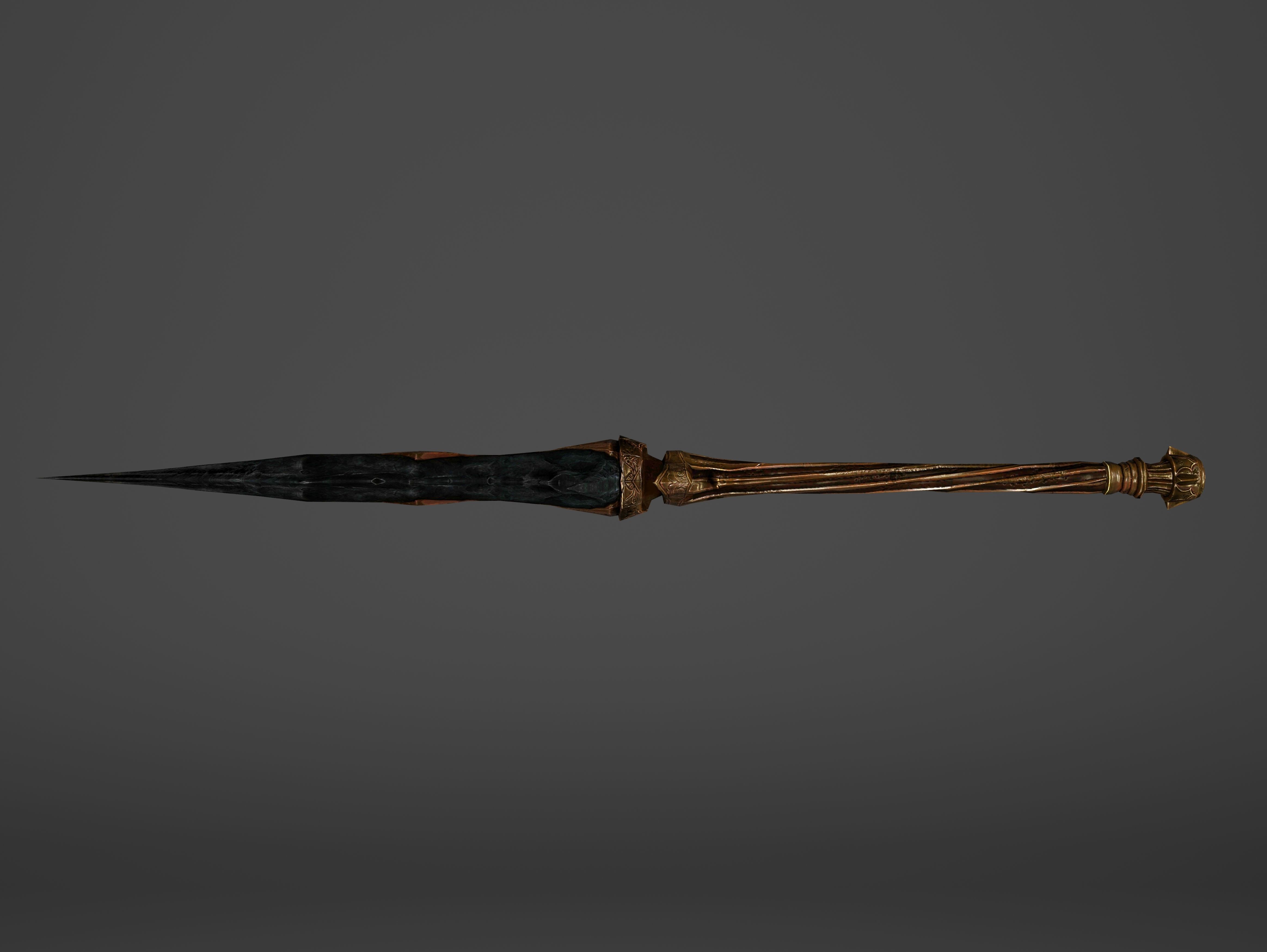 Spear - Line Breaker Low-poly 3D model_10