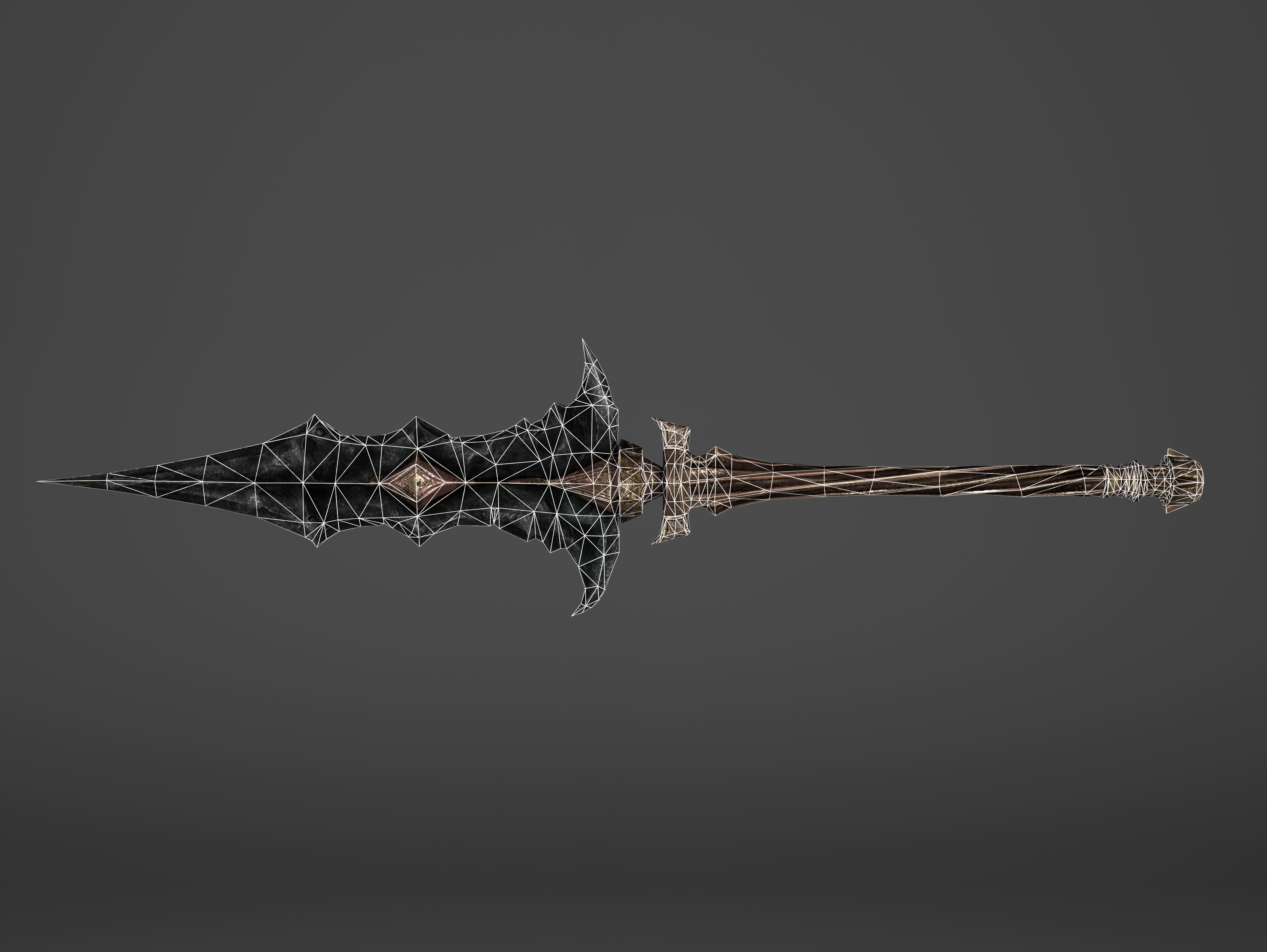 Spear - Line Breaker Low-poly 3D model_21