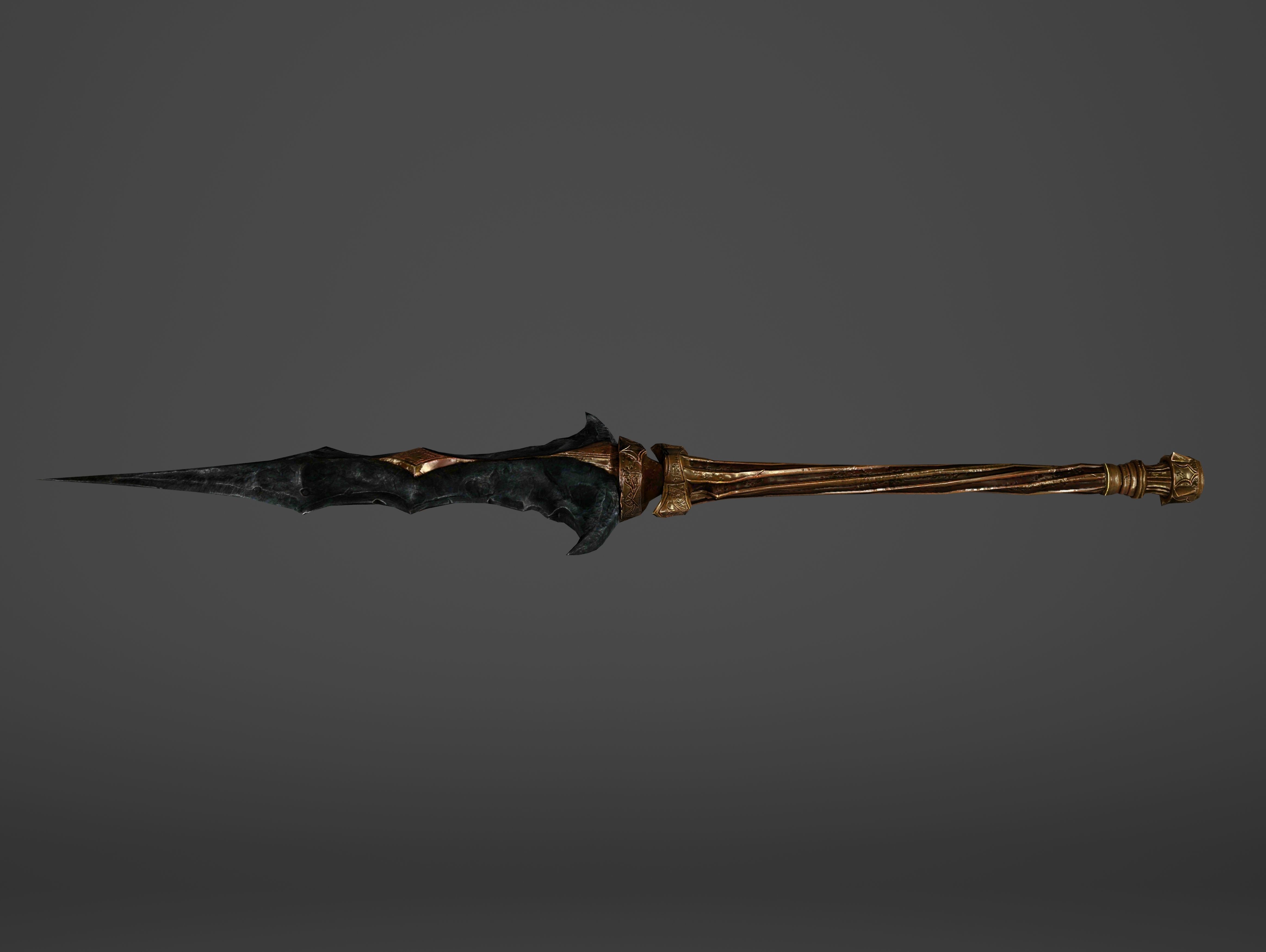 Spear - Line Breaker Low-poly 3D model_12