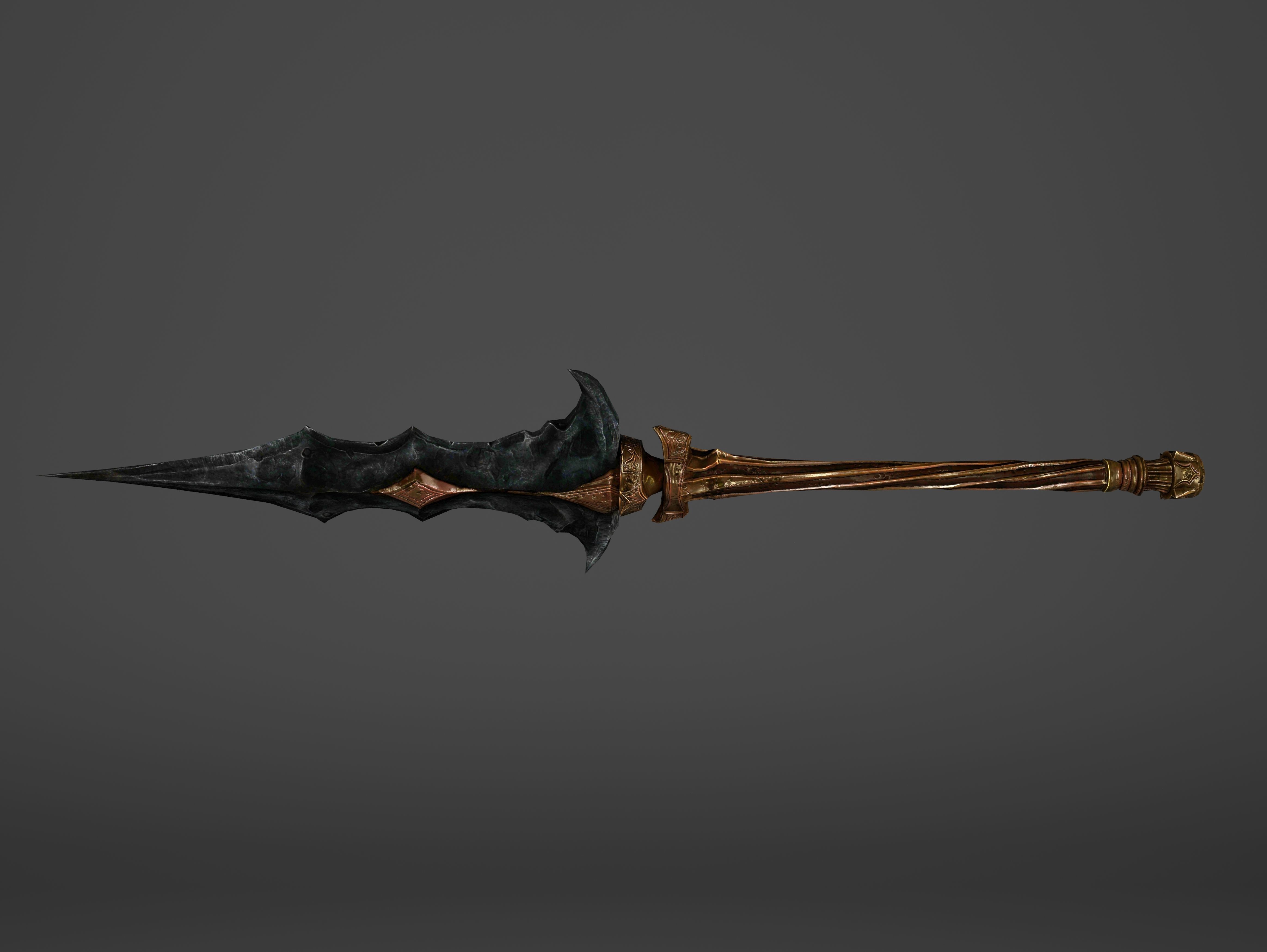 Spear - Line Breaker Low-poly 3D model_6