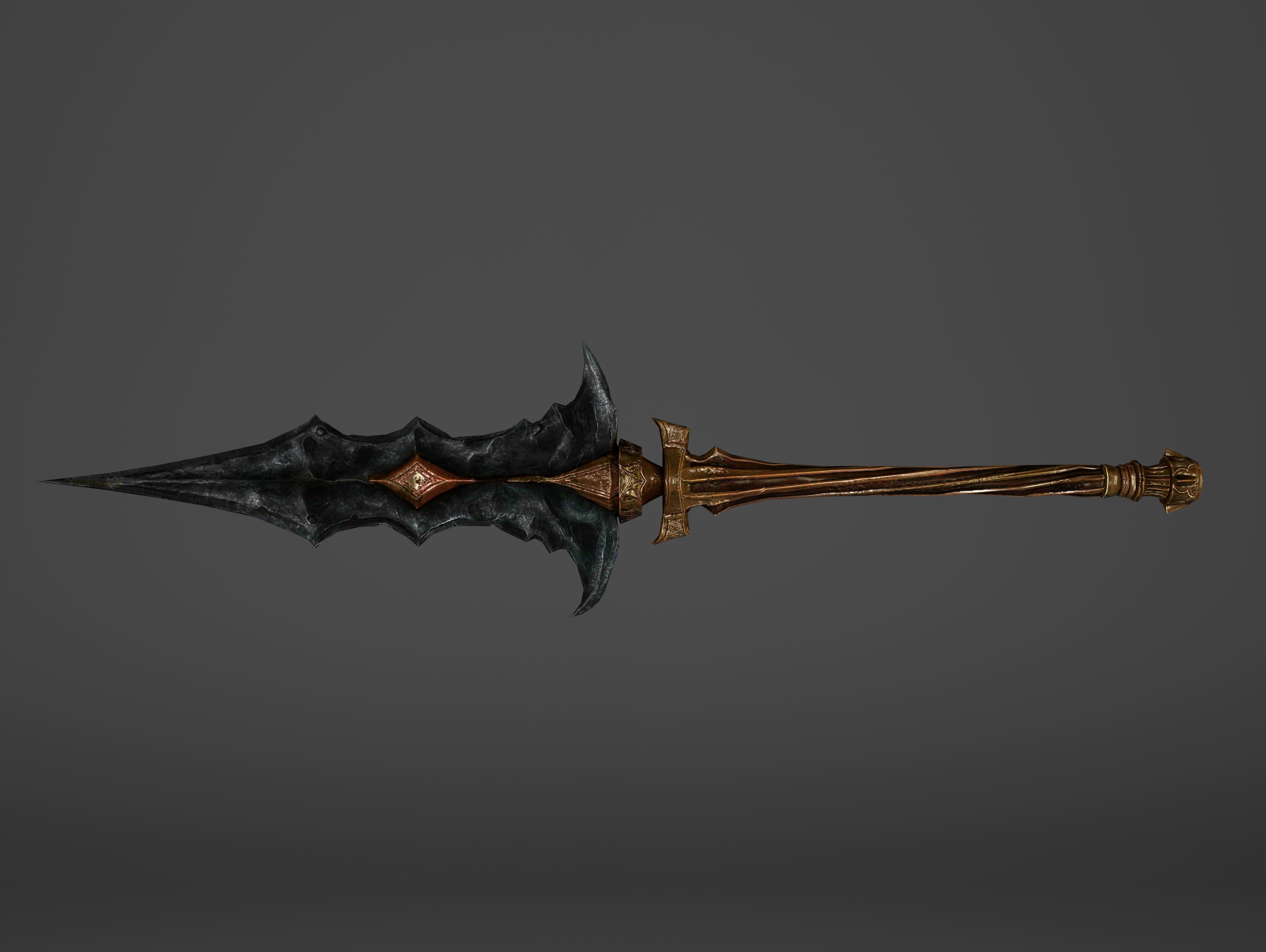 Spear - Line Breaker Low-poly 3D model_18