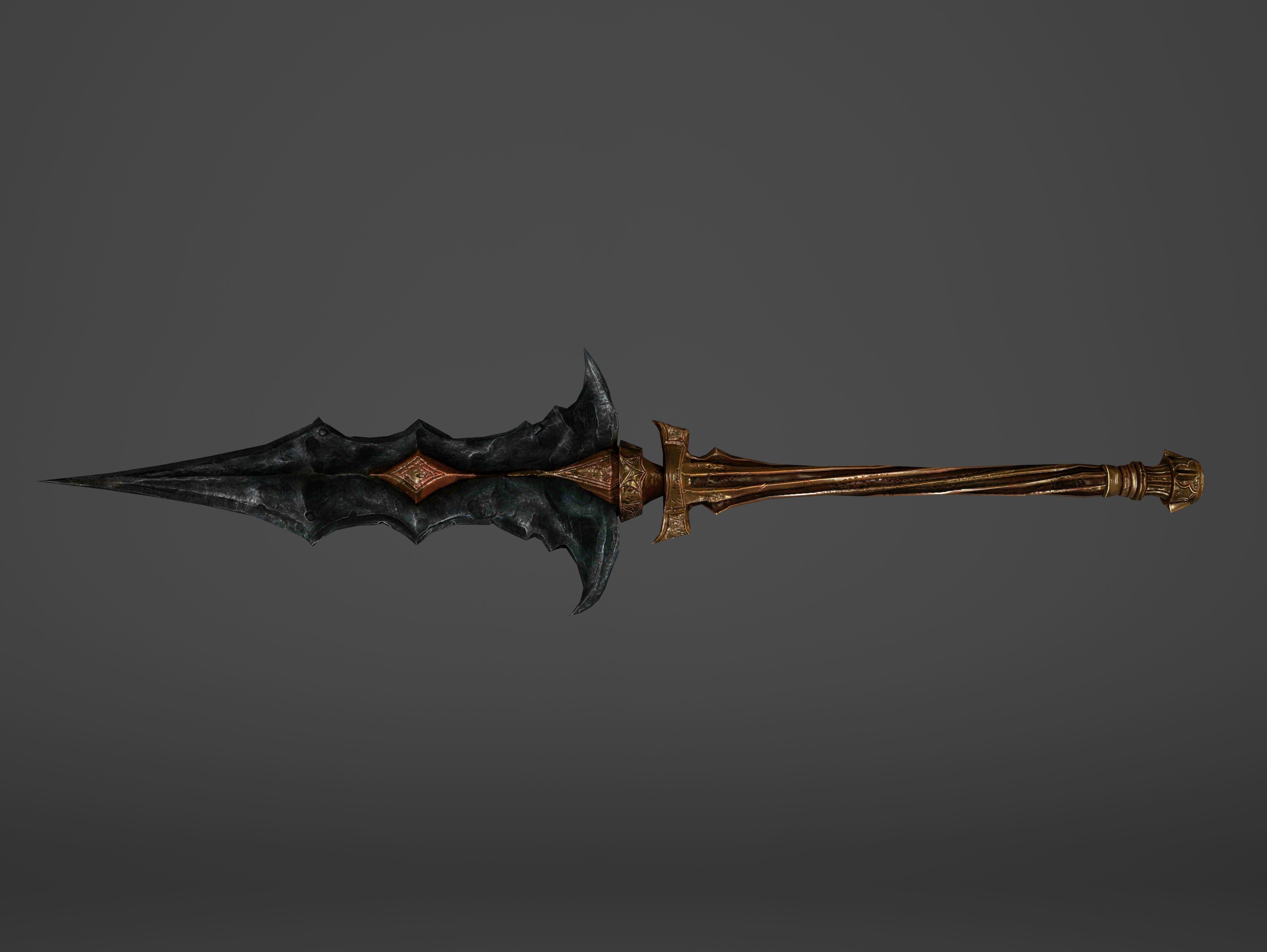 Spear - Line Breaker Low-poly 3D model_16