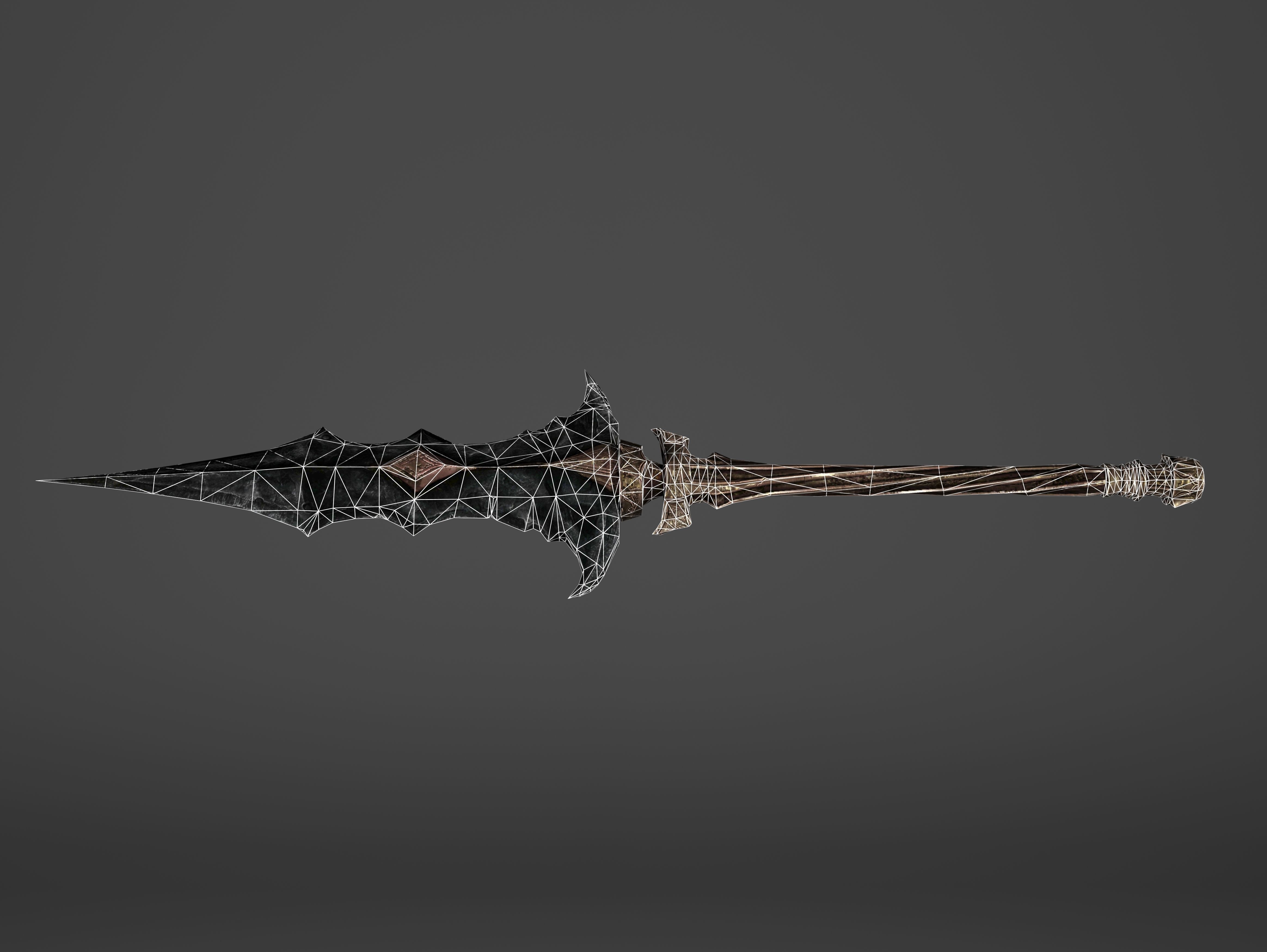 Spear - Line Breaker Low-poly 3D model_15