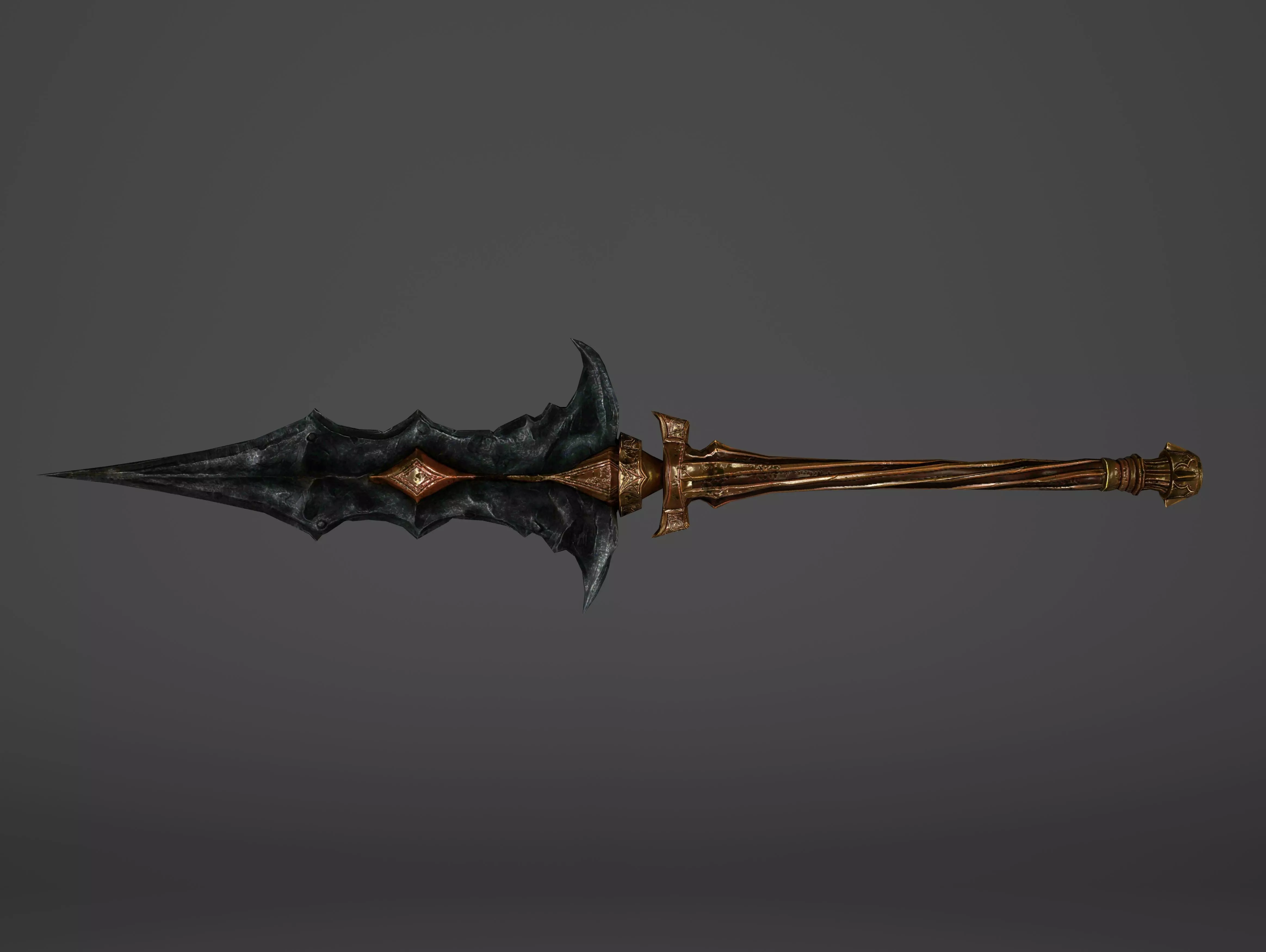 Spear - Line Breaker Low-poly 3D model_0