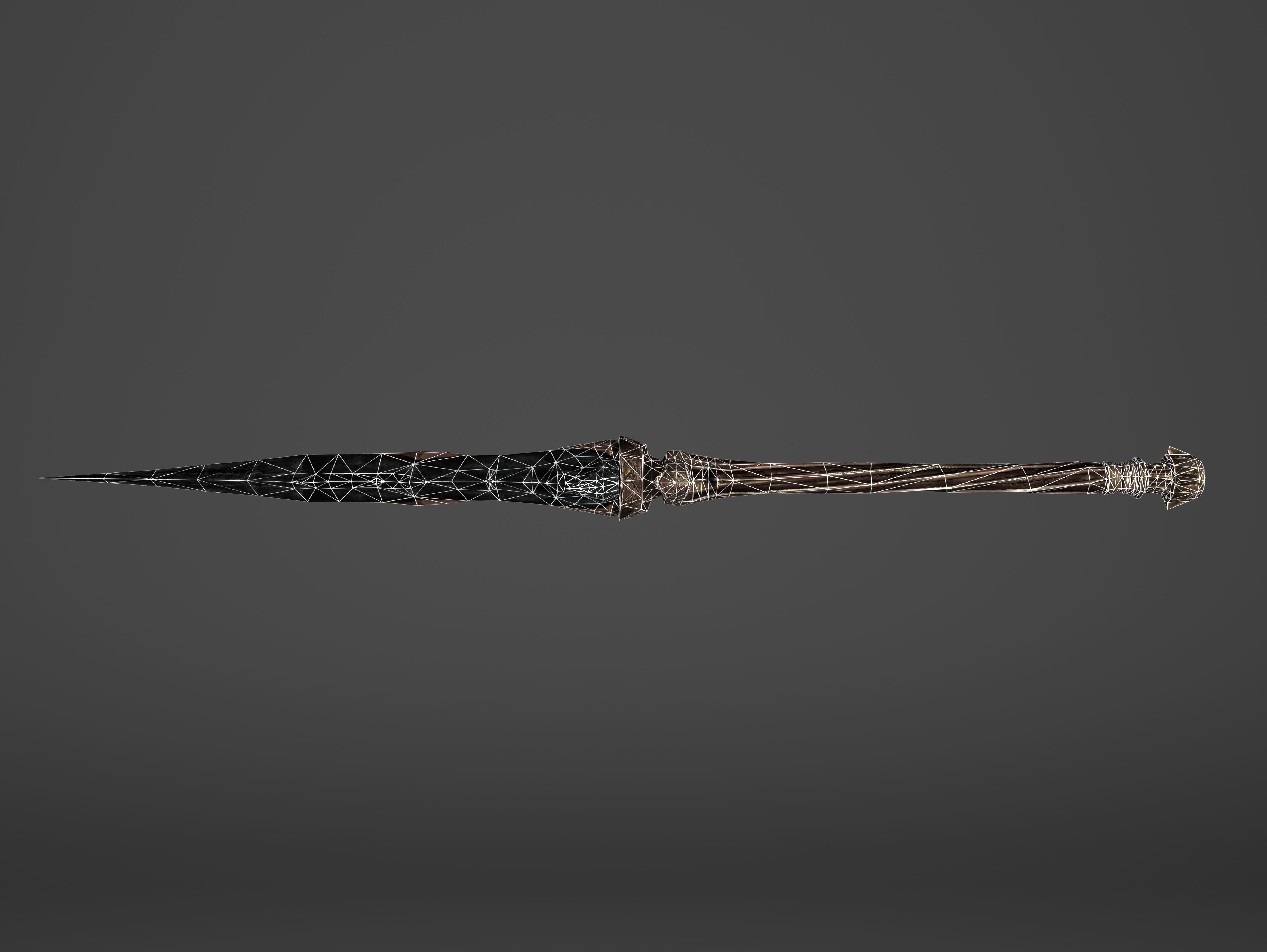 Spear - Line Breaker Low-poly 3D model_11