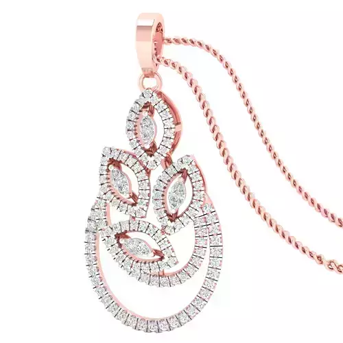 Women pendant earrings 3dm stl render detail 3D print model 3D print model