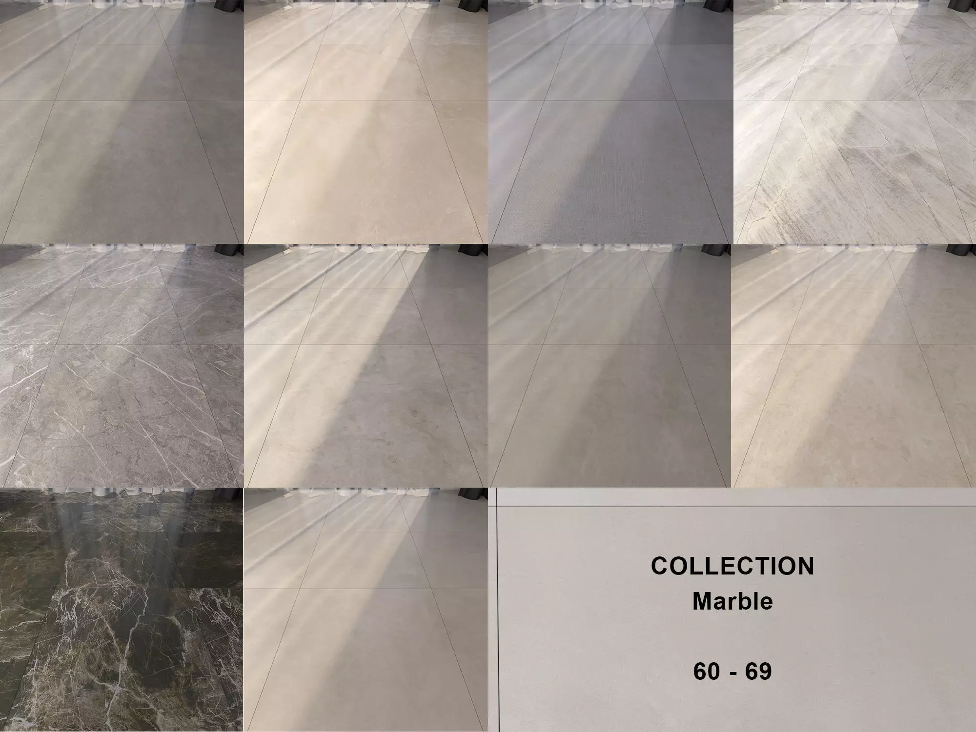 Marble Floor Set Collection 60 - 69 Texture Texture_0