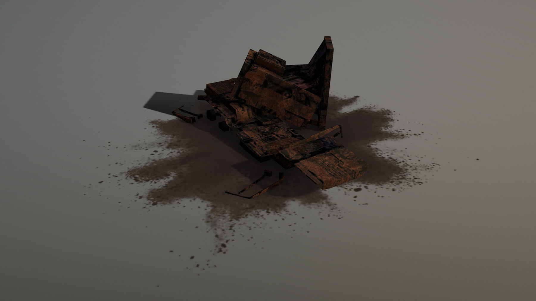 MIM-104 Patriot AN-MSQ-53 Radar Low-poly 3D model_7