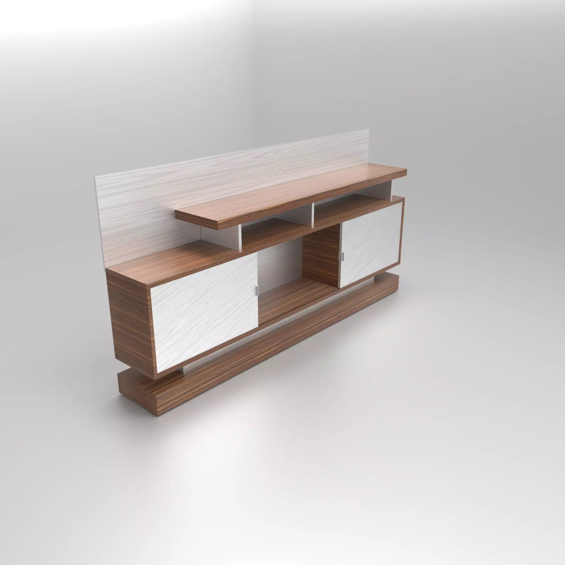 TV Unit 3D model_0