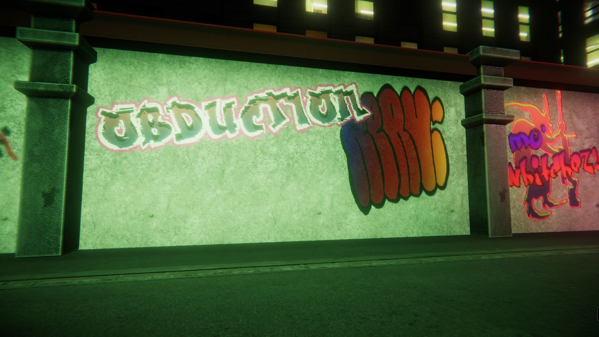 Graffiti Unity pack Low-poly 3D model_9