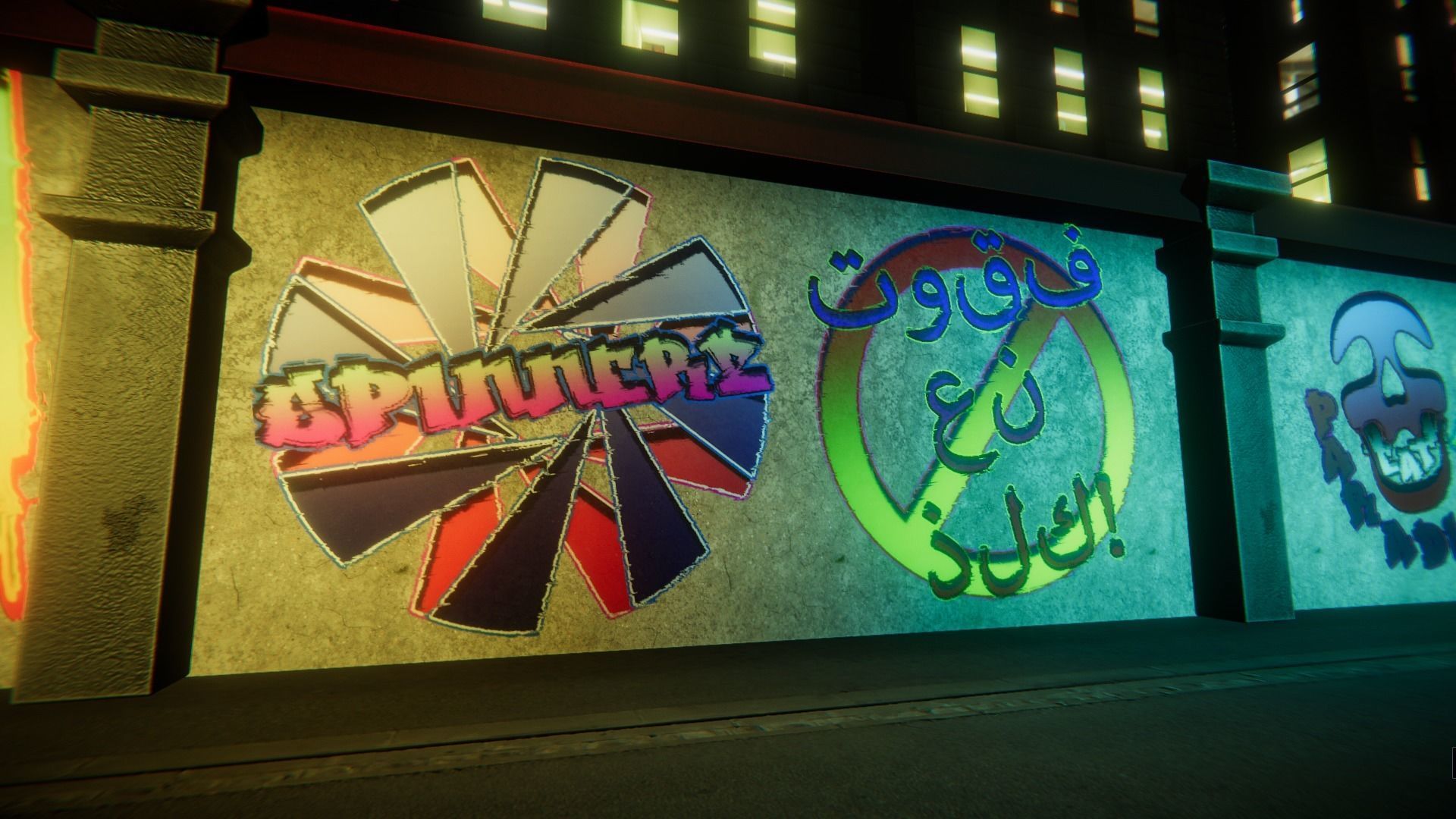 Graffiti Unity pack Low-poly 3D model_6