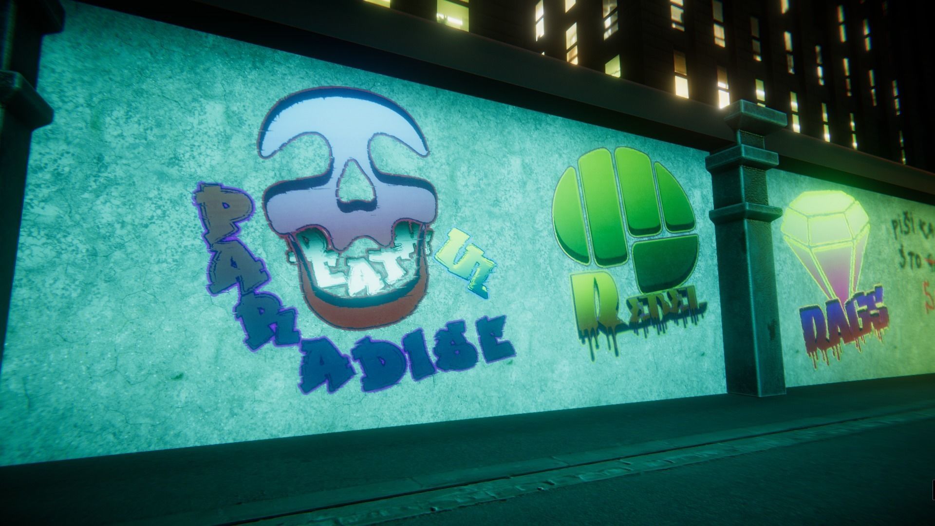 Graffiti Unity pack Low-poly 3D model_7