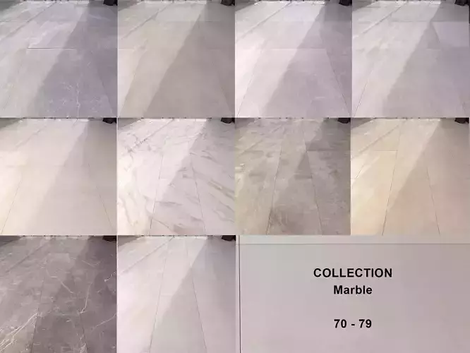 Marble Floor Set Collection 70 - 79