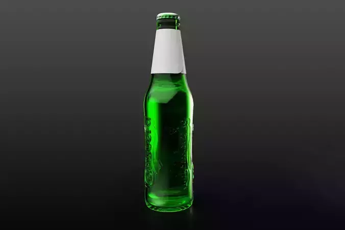 Carlsberg  glass bottle