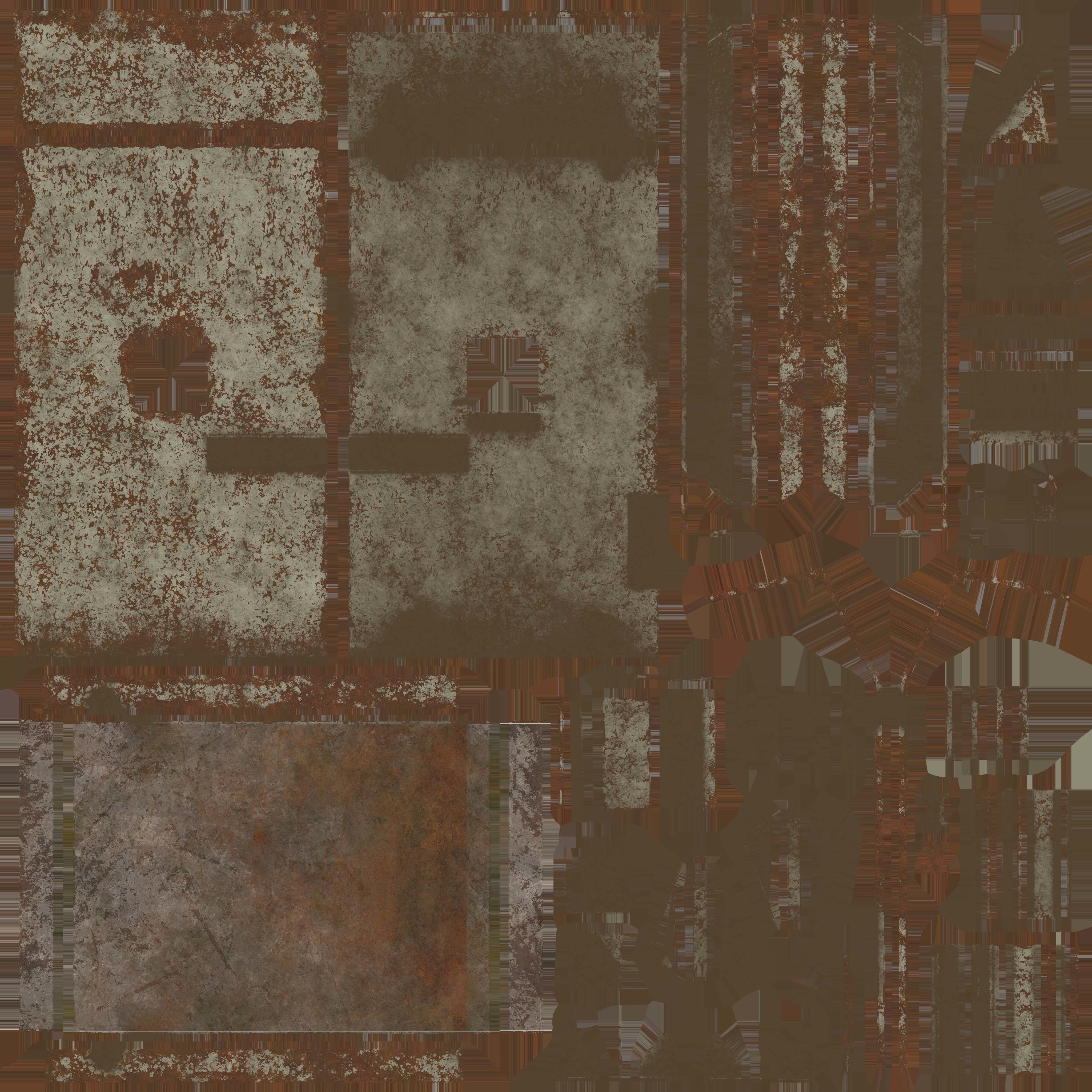 Metal Stand Low-poly 3D model_6