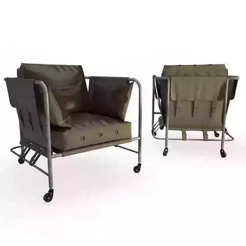 Darwin Military Armchair Segarra 3D model