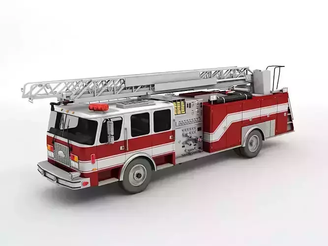 Fire Ladder Truck
