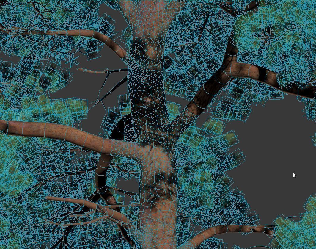 Pinus sylvestris Nr5 H7-10m Three tree set 3D model_4