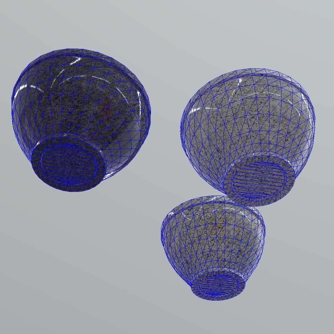 Mortar And Pestle Low-poly 3D model_15