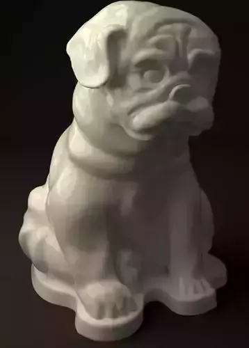 Little bulldog figure