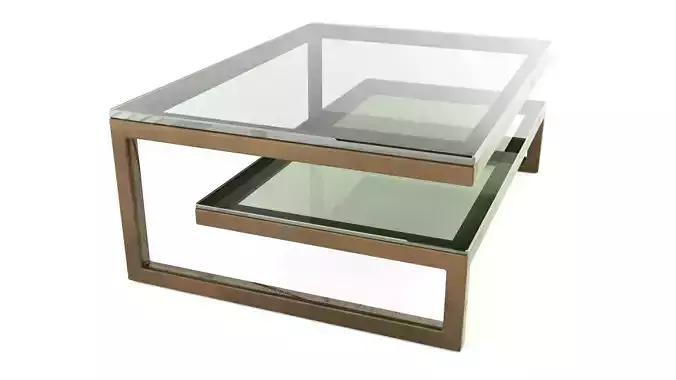 G Glass Coffee Table - 3ds Max