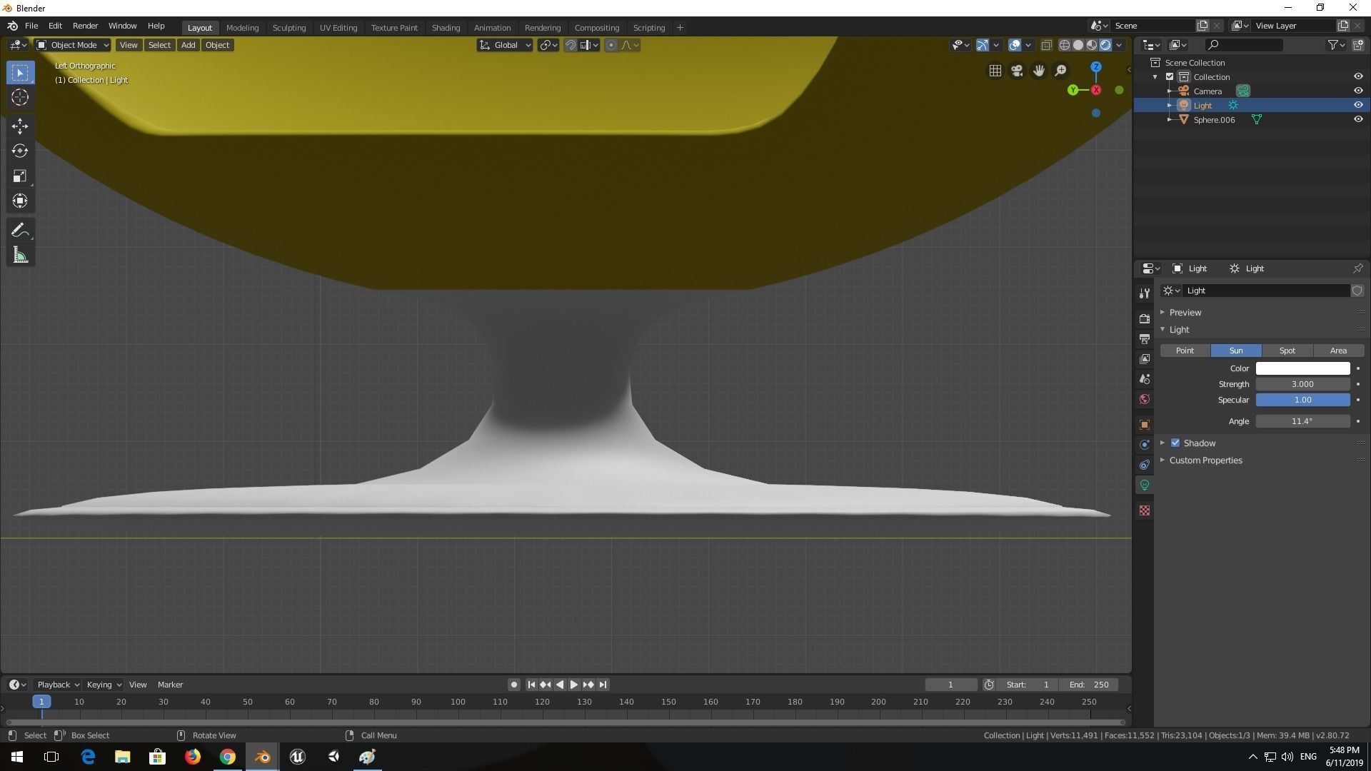 chair on table 3D model_9