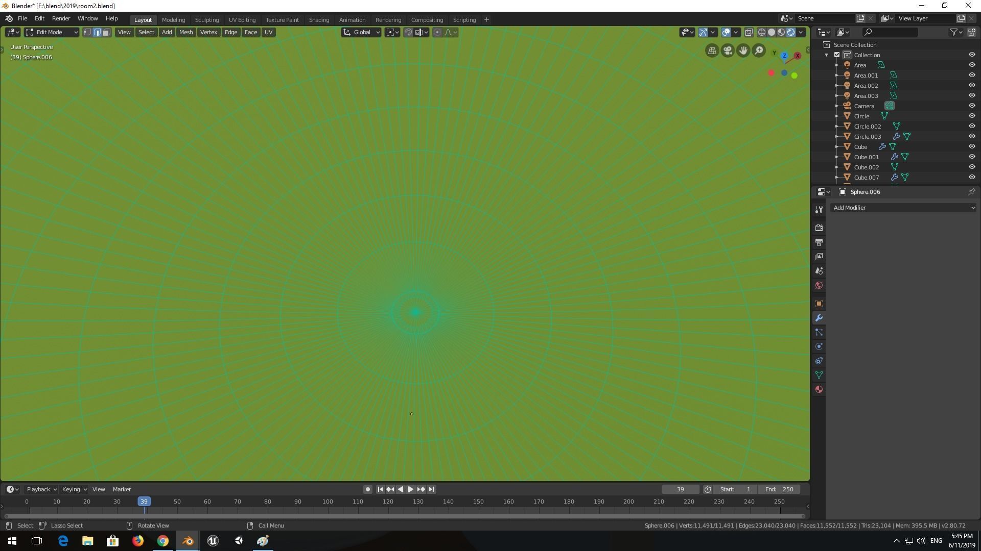 chair on table 3D model_7