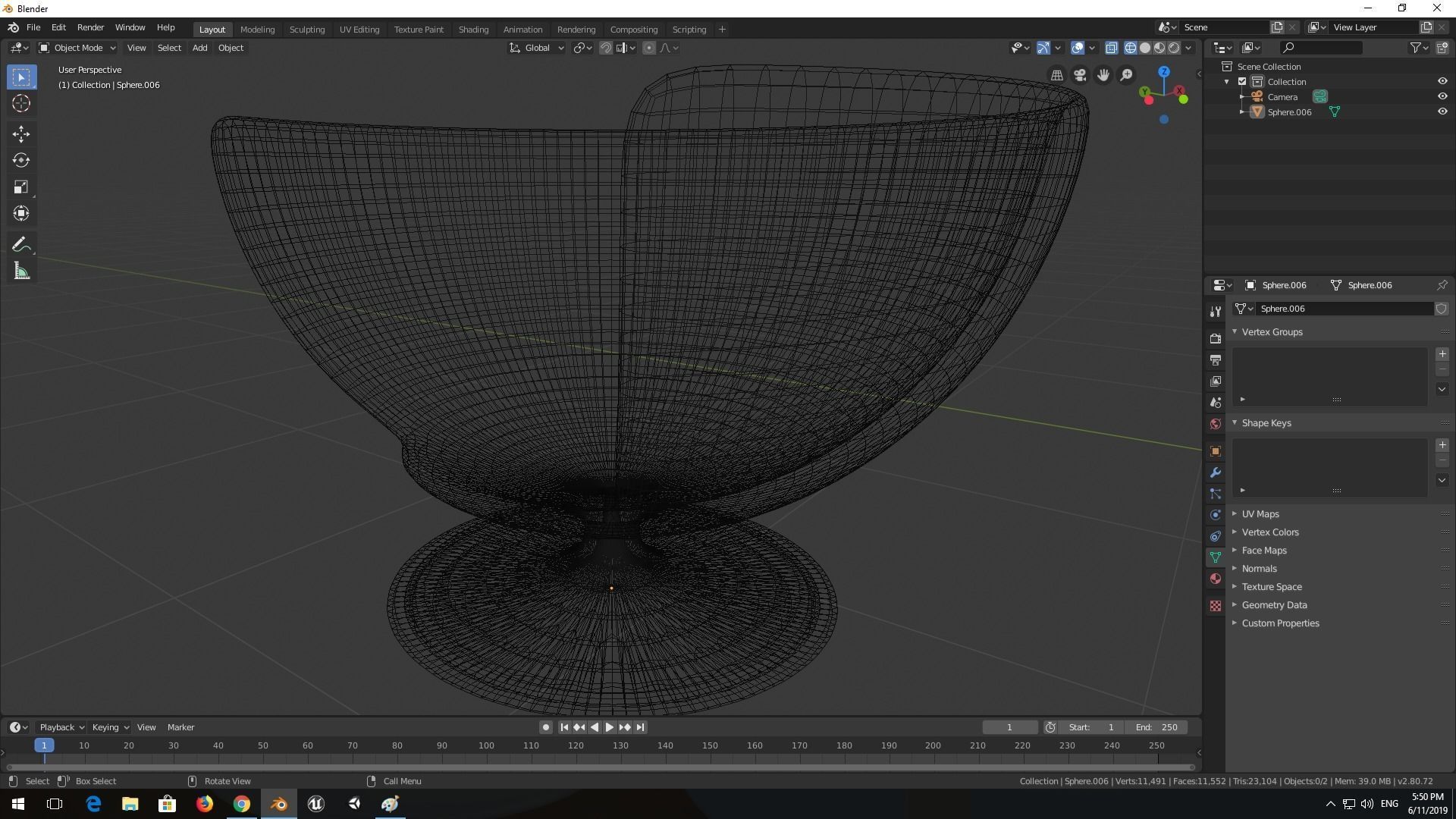 chair on table 3D model_13