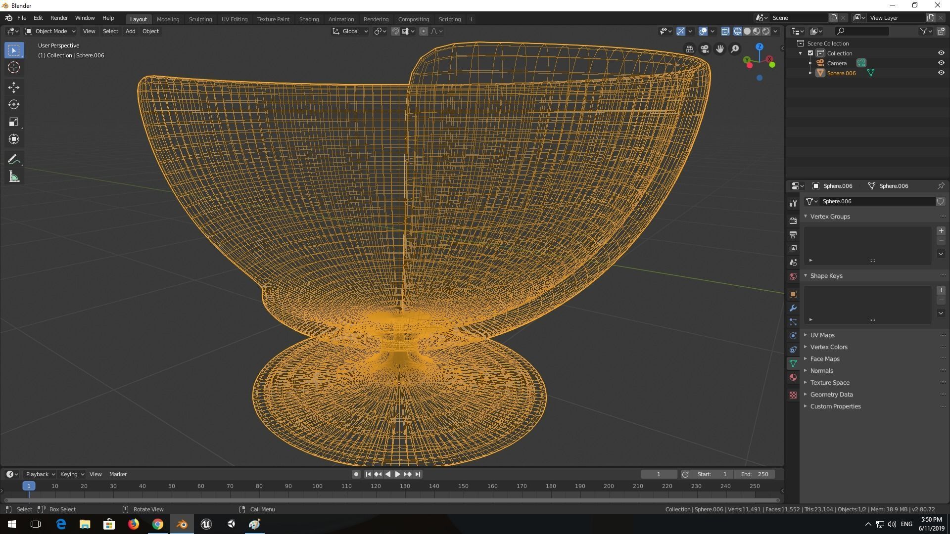 chair on table 3D model_14
