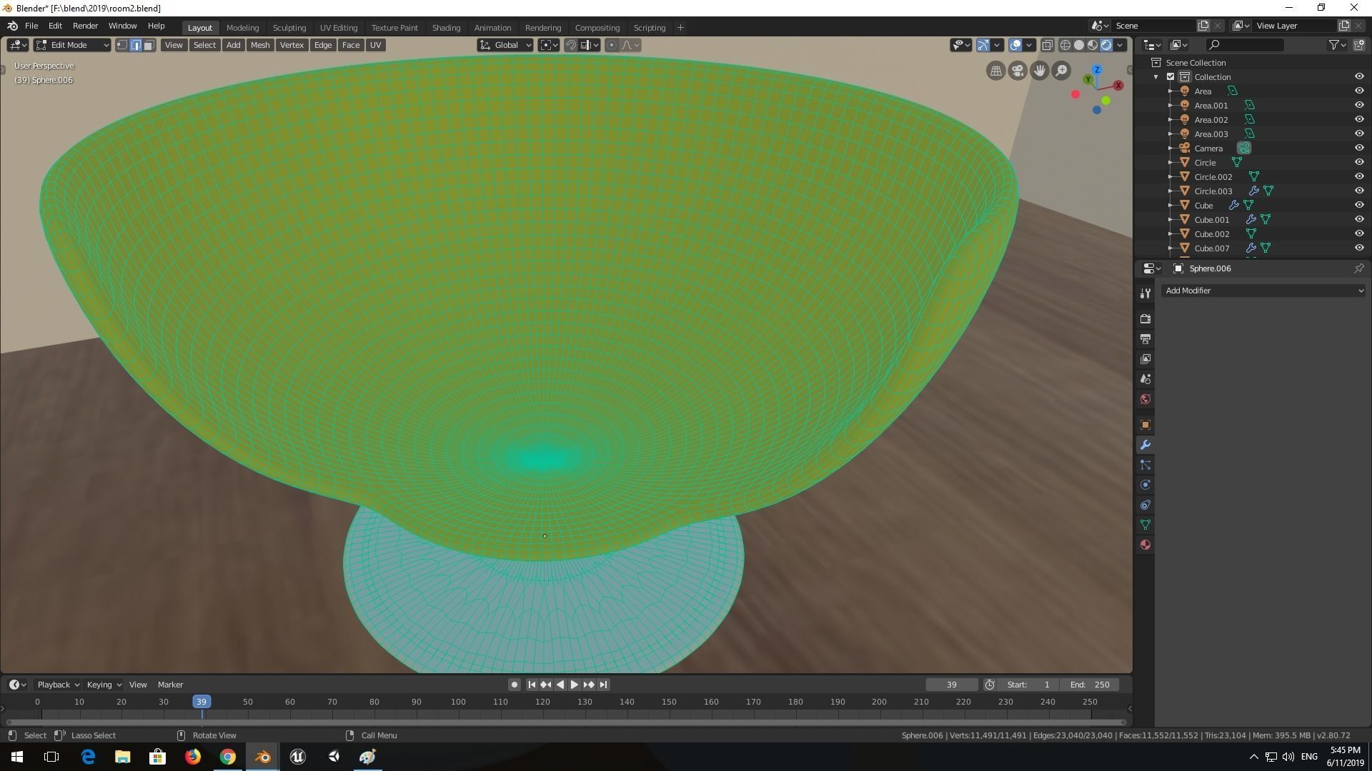 chair on table 3D model_6