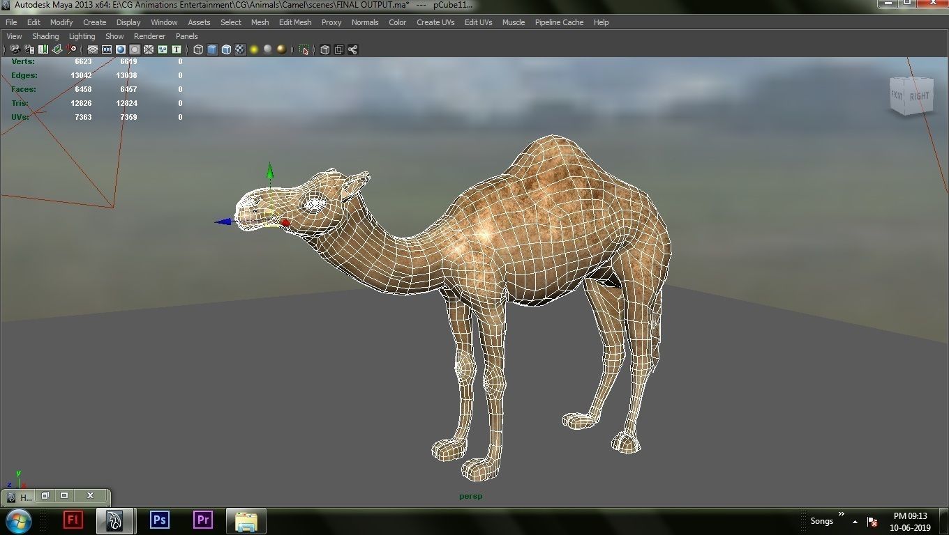 Camel 3D model_4