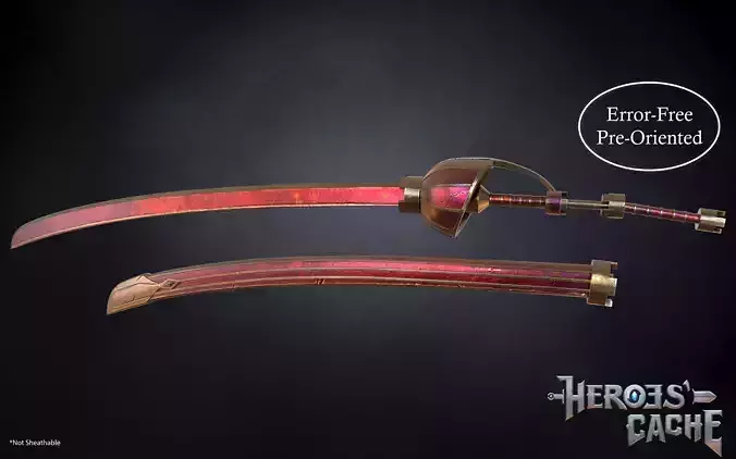 Monster Hunter World - Imperial Shimmer Longsword 3D print model