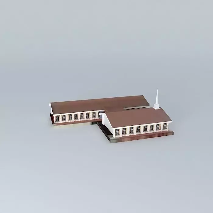 LDS. Reunion Center Mormon Chapel Teotihuacan, State of Mexico. Free 3D model