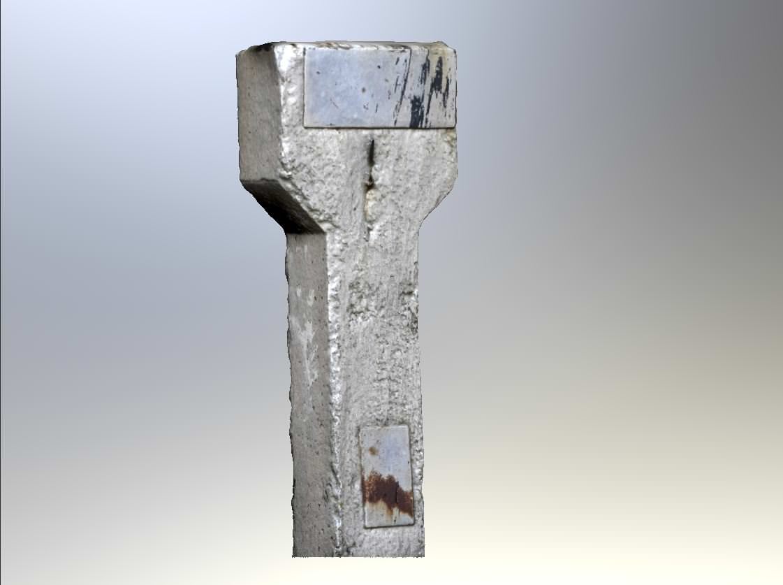 Old Pillar 3D model_1