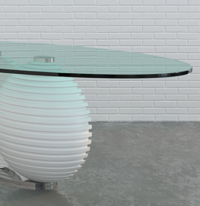 Modern Table 3D model_2
