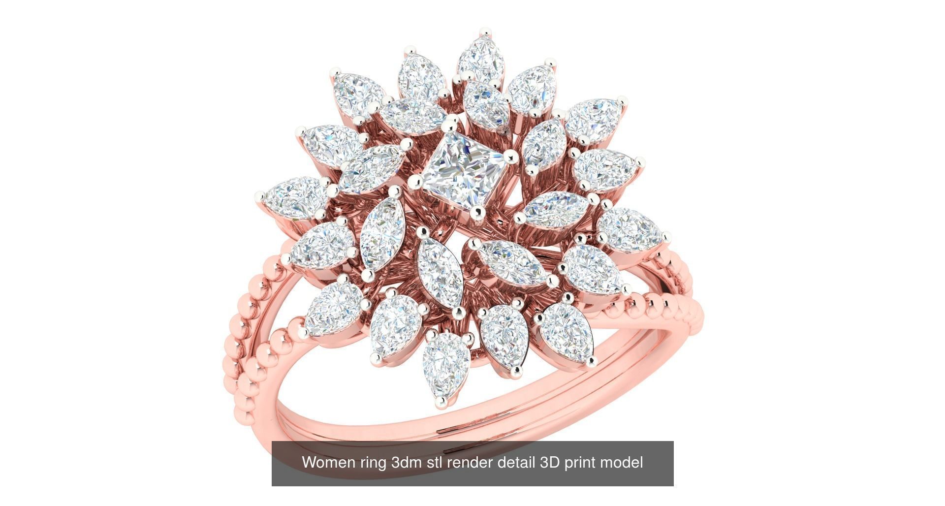 440 engagement wedding women ring 3dm details bulk collection  _117