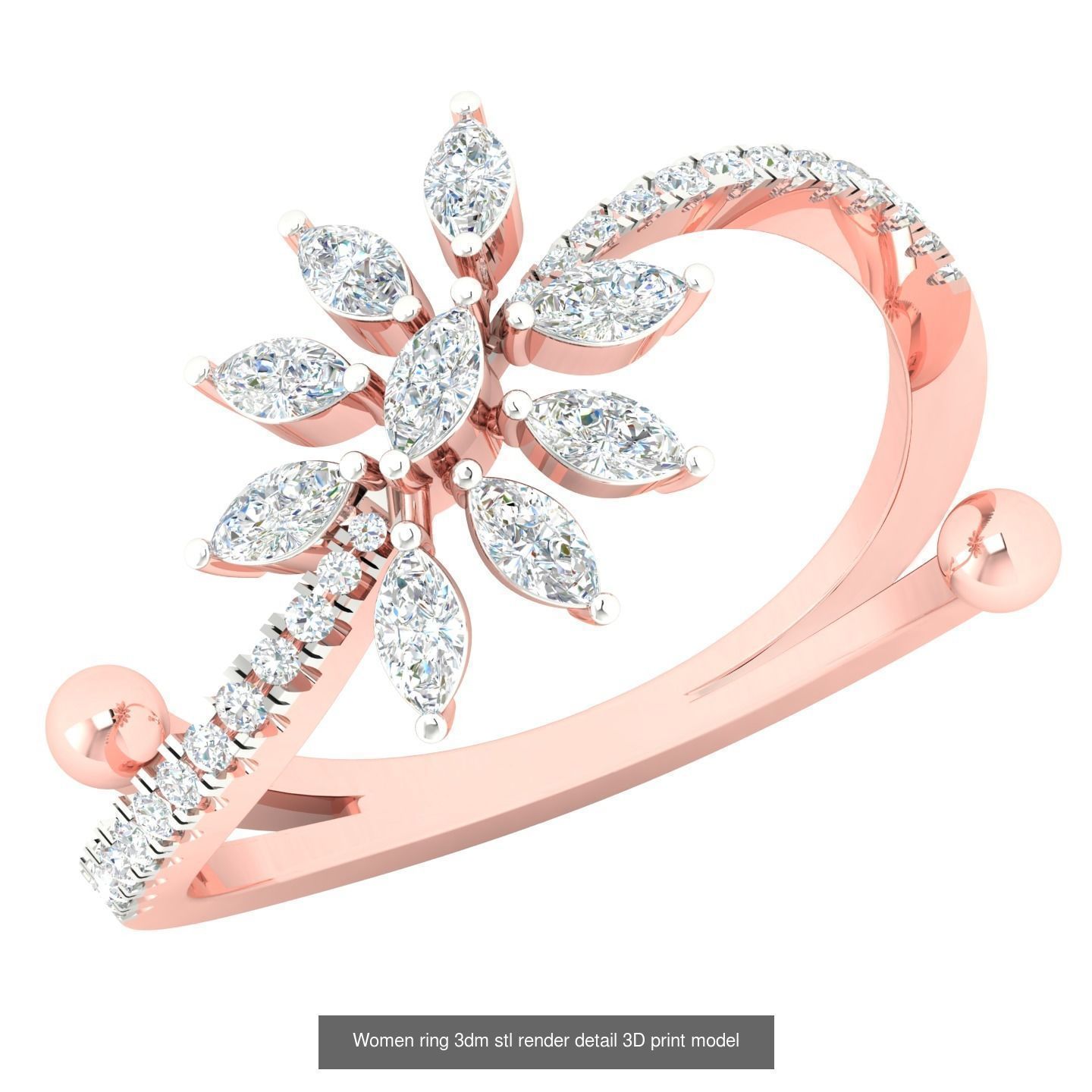 440 engagement wedding women ring 3dm details bulk collection  _150