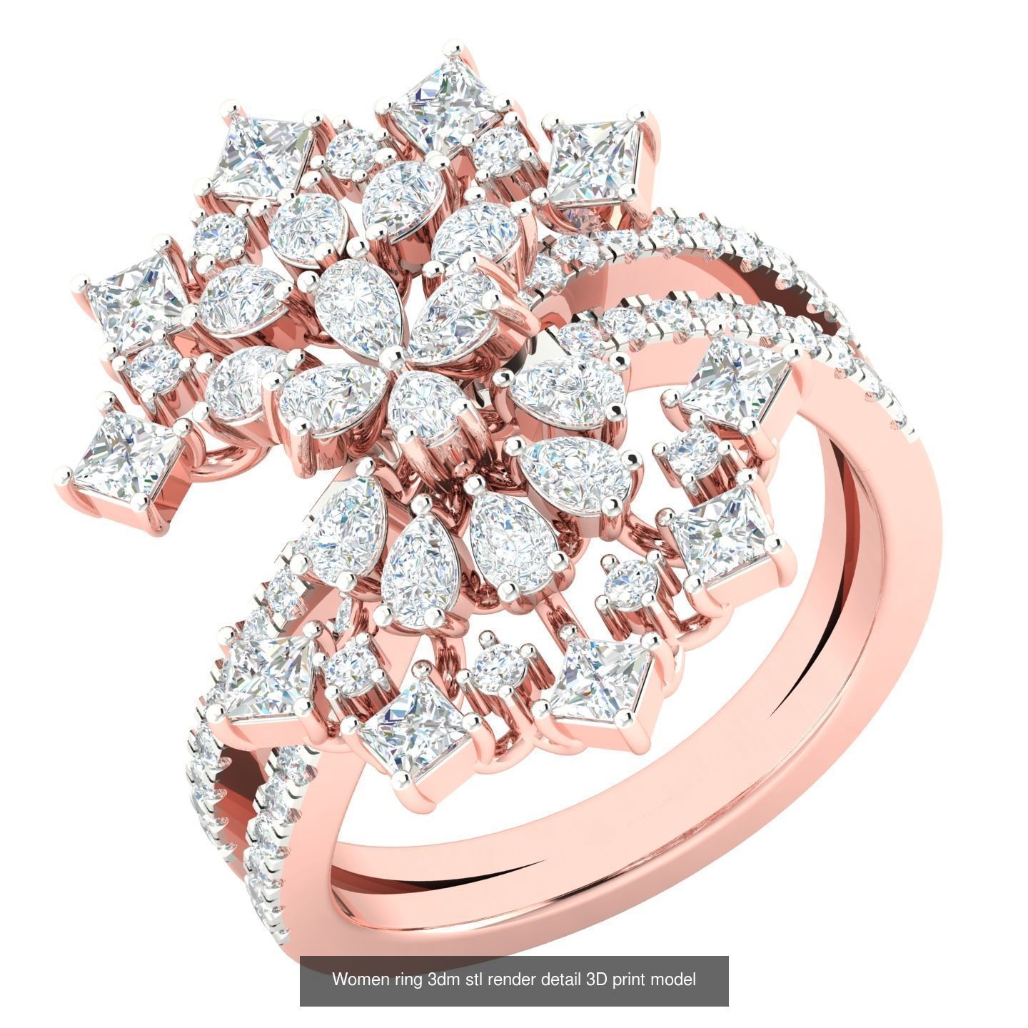 440 engagement wedding women ring 3dm details bulk collection  _63