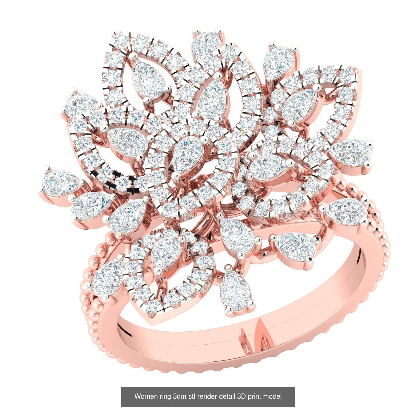 440 engagement wedding women ring 3dm details bulk collection  _89