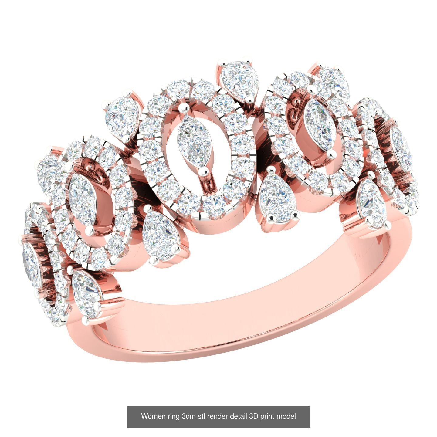440 engagement wedding women ring 3dm details bulk collection  _96