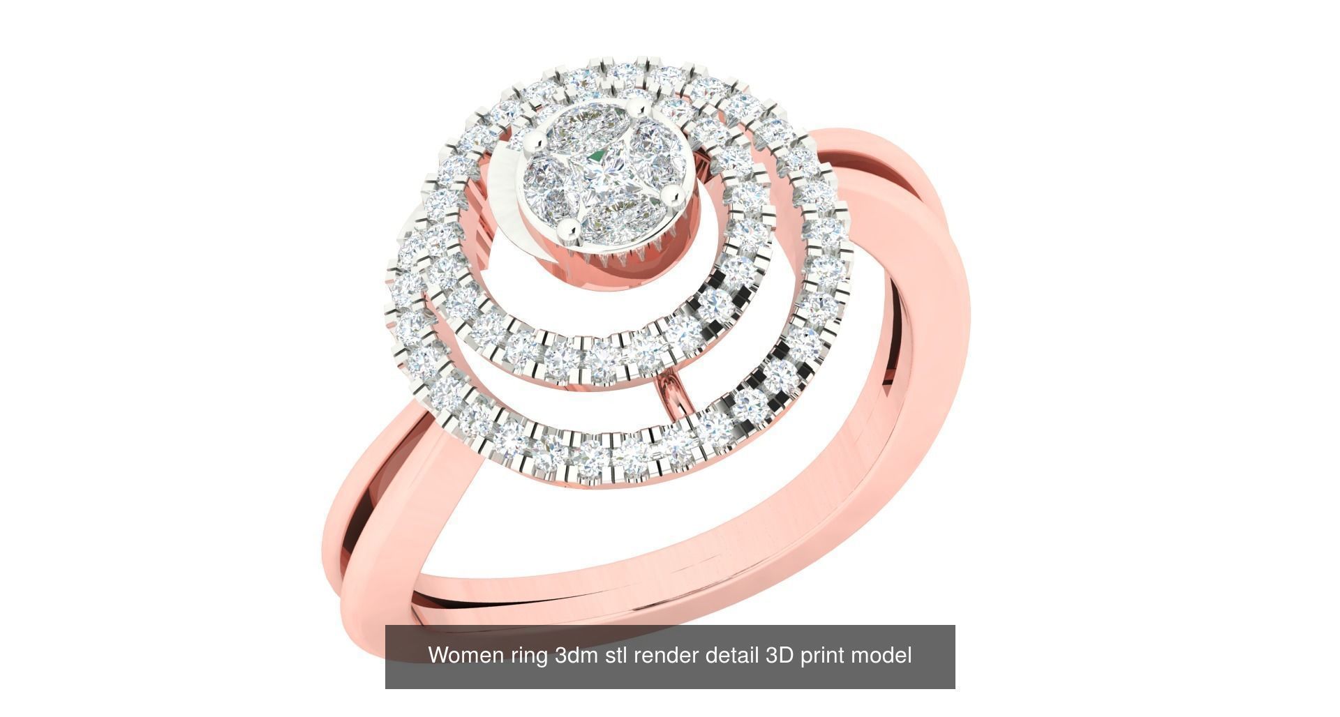 440 engagement wedding women ring 3dm details bulk collection  _167