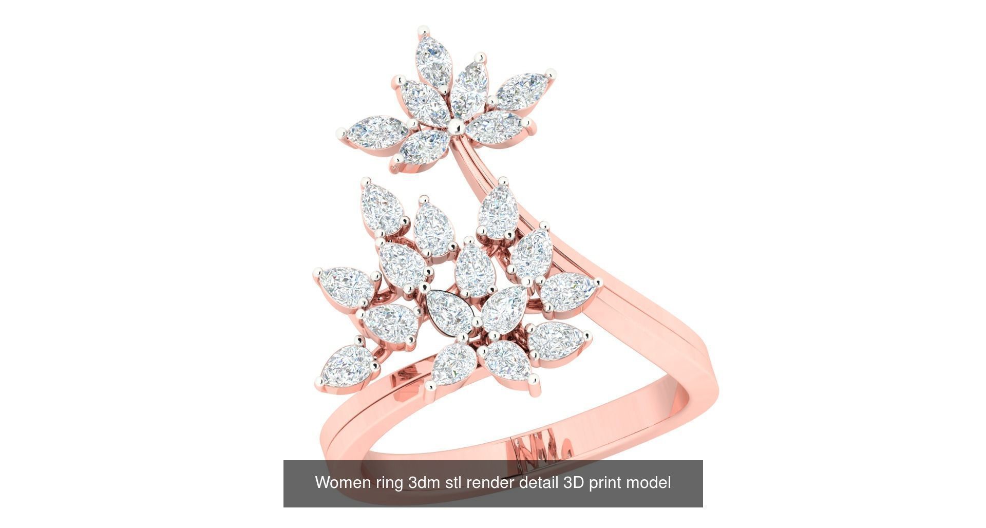440 engagement wedding women ring 3dm details bulk collection  _110