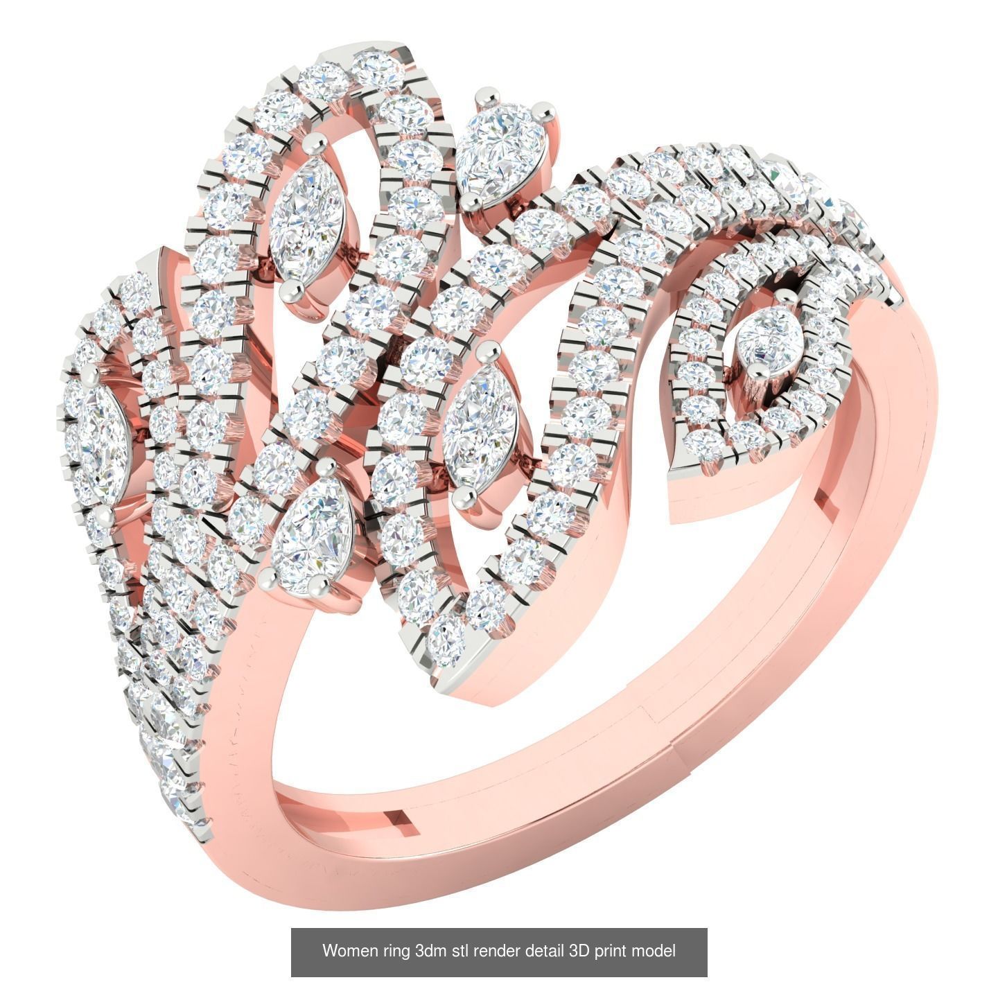 440 engagement wedding women ring 3dm details bulk collection  _79