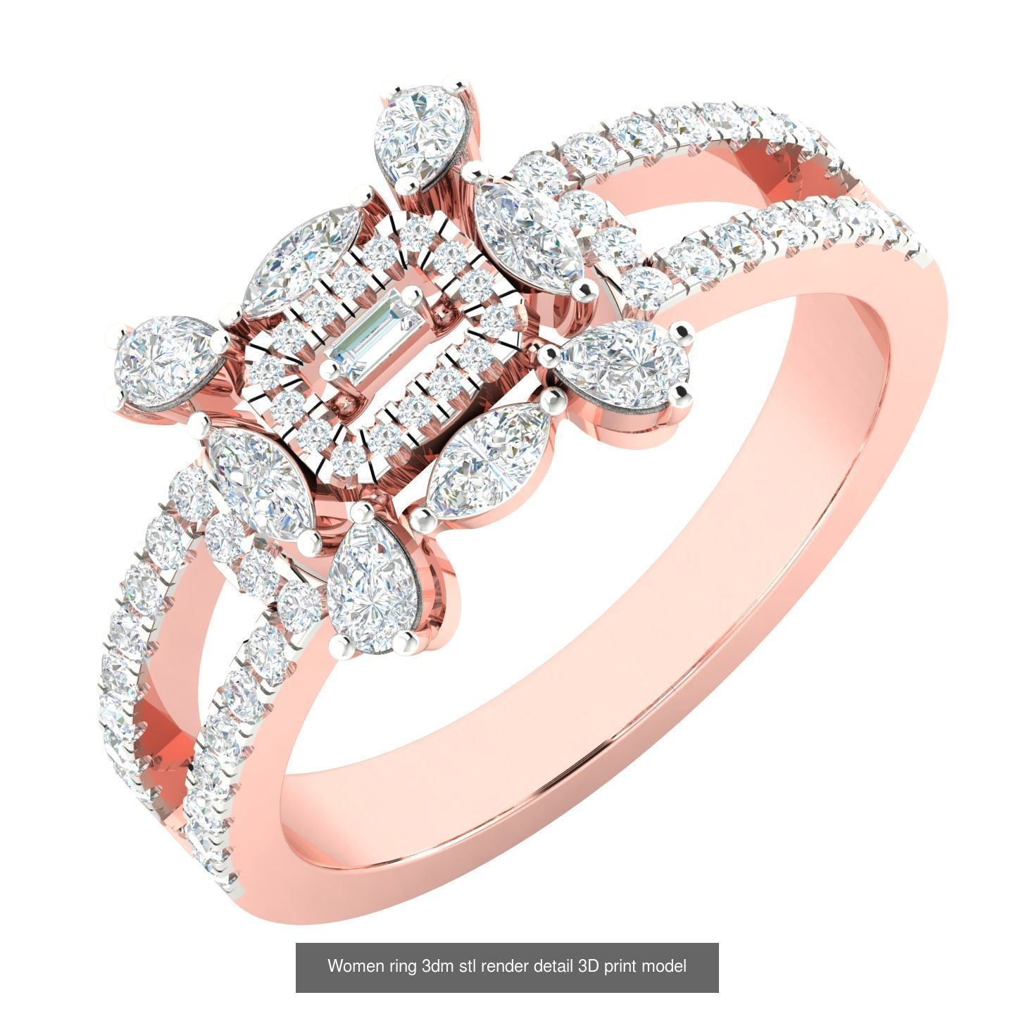 440 engagement wedding women ring 3dm details bulk collection  _11