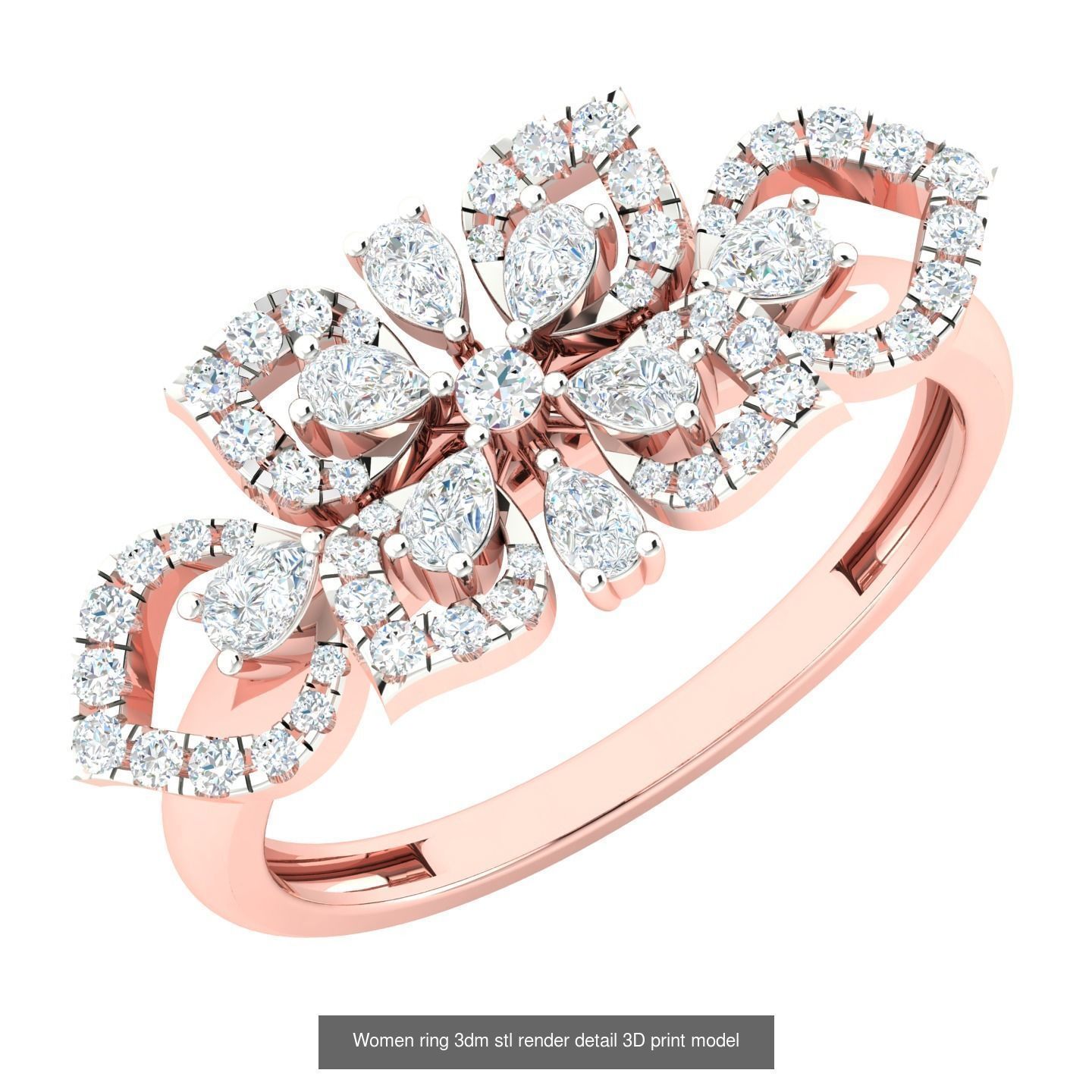 440 engagement wedding women ring 3dm details bulk collection  _40
