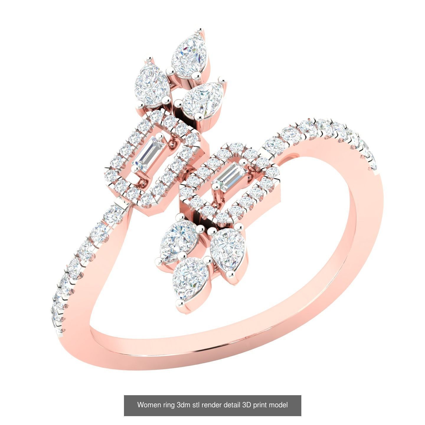 440 engagement wedding women ring 3dm details bulk collection  _9