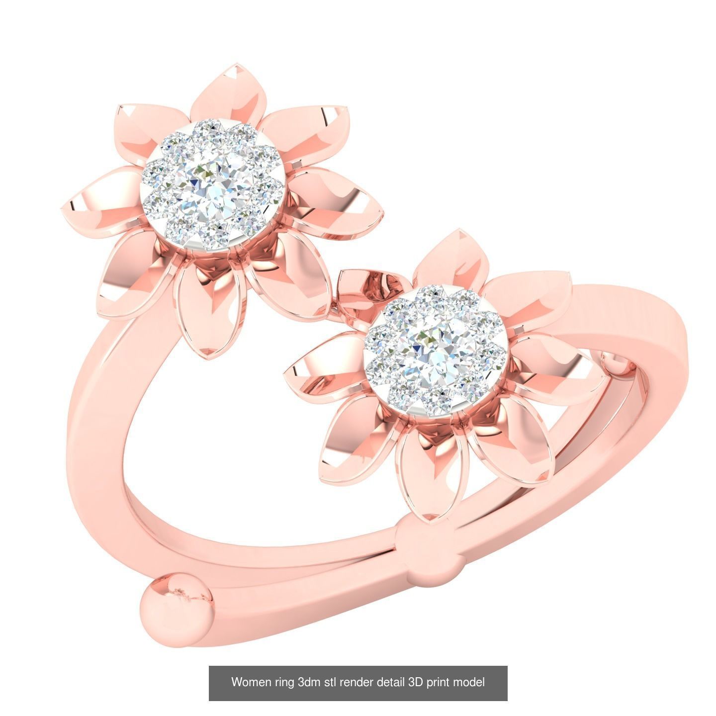 440 engagement wedding women ring 3dm details bulk collection  _140