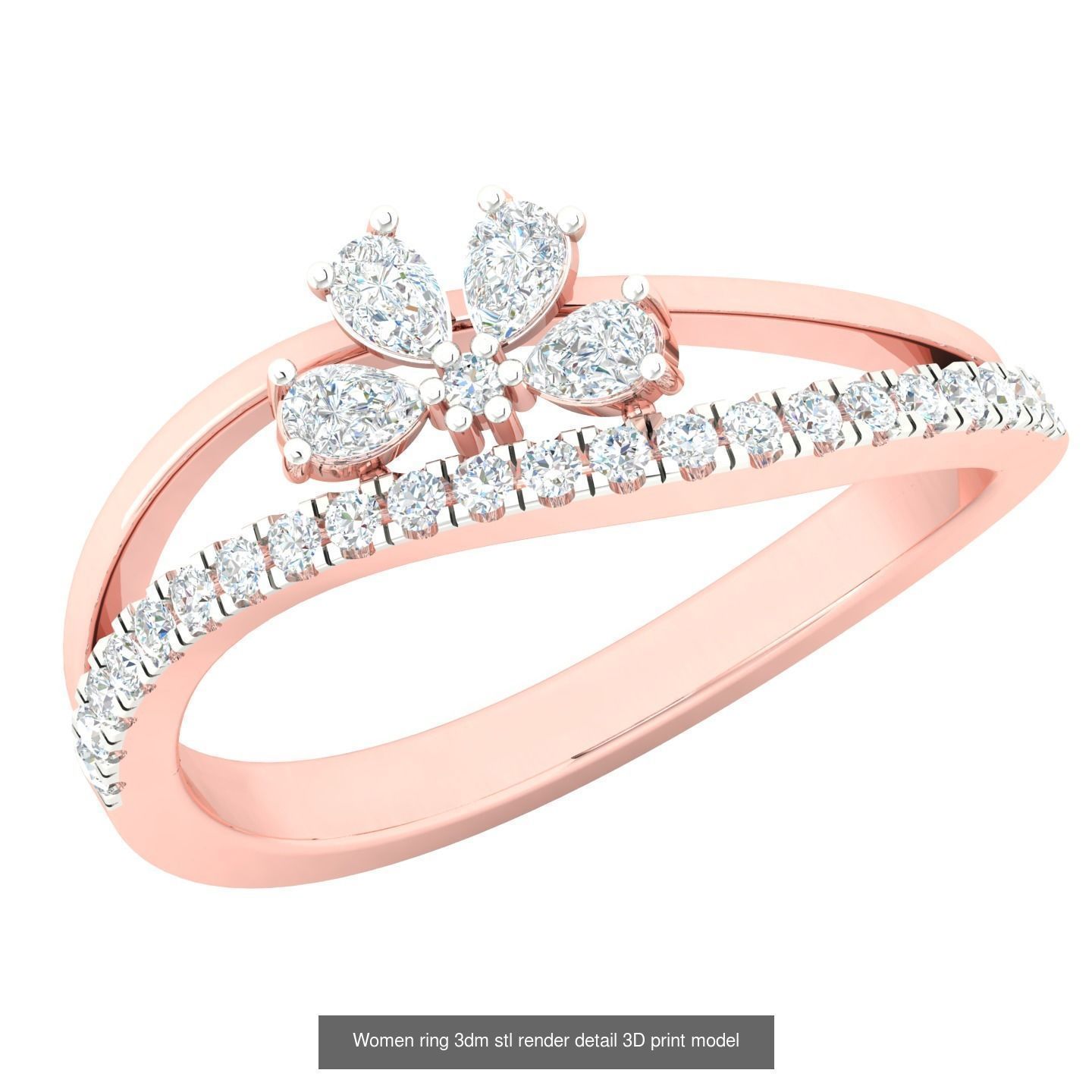 440 engagement wedding women ring 3dm details bulk collection  _156